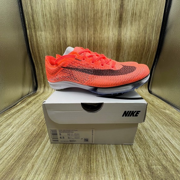 Nike Air Zoom Victory Mens 5 Womens 6.5 Bright Mango Track Spikes CD4385-800 NEW main image 8
